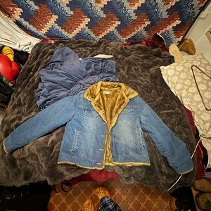 Marvin Richards Faux Fur Jacket in Rich Brown